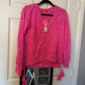 NWT Lilly Pulitzer pink Mackay sweater